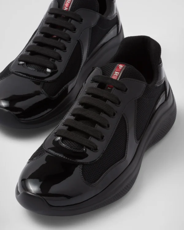 Prada Leather America's Cup Sneakers - Image 2