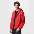 LV MONOGRAM REVERSIBLE WINDBREAKER RED