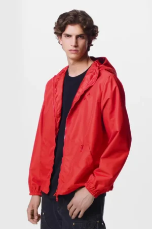 LV MONOGRAM REVERSIBLE WINDBREAKER RED