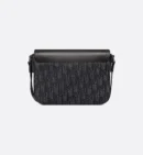 DIOR MINI SADDLE-SHOULDER BAG BLACK