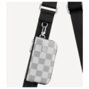LV TRIO MESSENGER WHITE & GREY