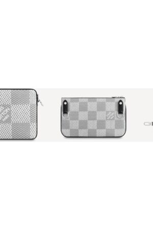 LV TRIO MESSENGER WHITE & GREY