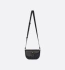 DIOR MINI SADDLE-SHOULDER BAG BLACK