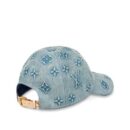 LV WASHED DENIM CAP