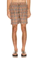 BURBERRY SMALL SCALE CHECK SWIM SHORTS