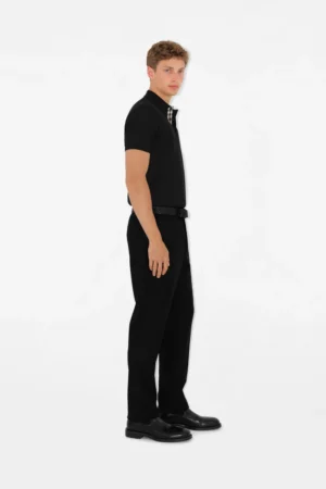 BURBERRY POLO SHIRT BLACK