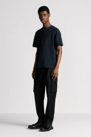 DIOR TOWEL T-SHIRT DARK BLUE