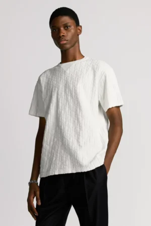 DIOR TOWEL T-SHIRT WHITE