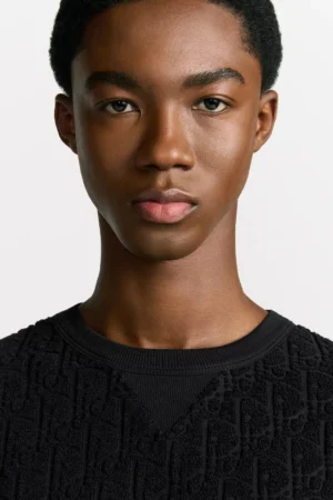 DIOR TOWEL T-SHIRT BLACK