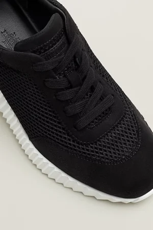 HERMÈS BOUNCING SNEAKER BLACK / LIGHT BLUE