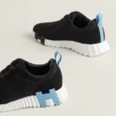 HERMÈS BOUNCING SNEAKER BLACK / LIGHT BLUE