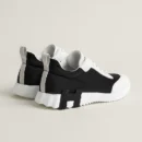 HERMÈS BOUNCING SNEAKER BLACK, WHITE & ORANGE