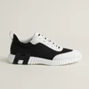 HERMÈS BOUNCING SNEAKER BLACK, WHITE & ORANGE