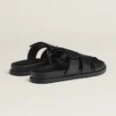 HERMES CHYPRE SANDAL BLACK
