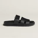 HERMES CHYPRE SANDAL BLACK
