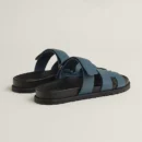 HERMES CHYPRE SANDAL BLUE TURQUIN