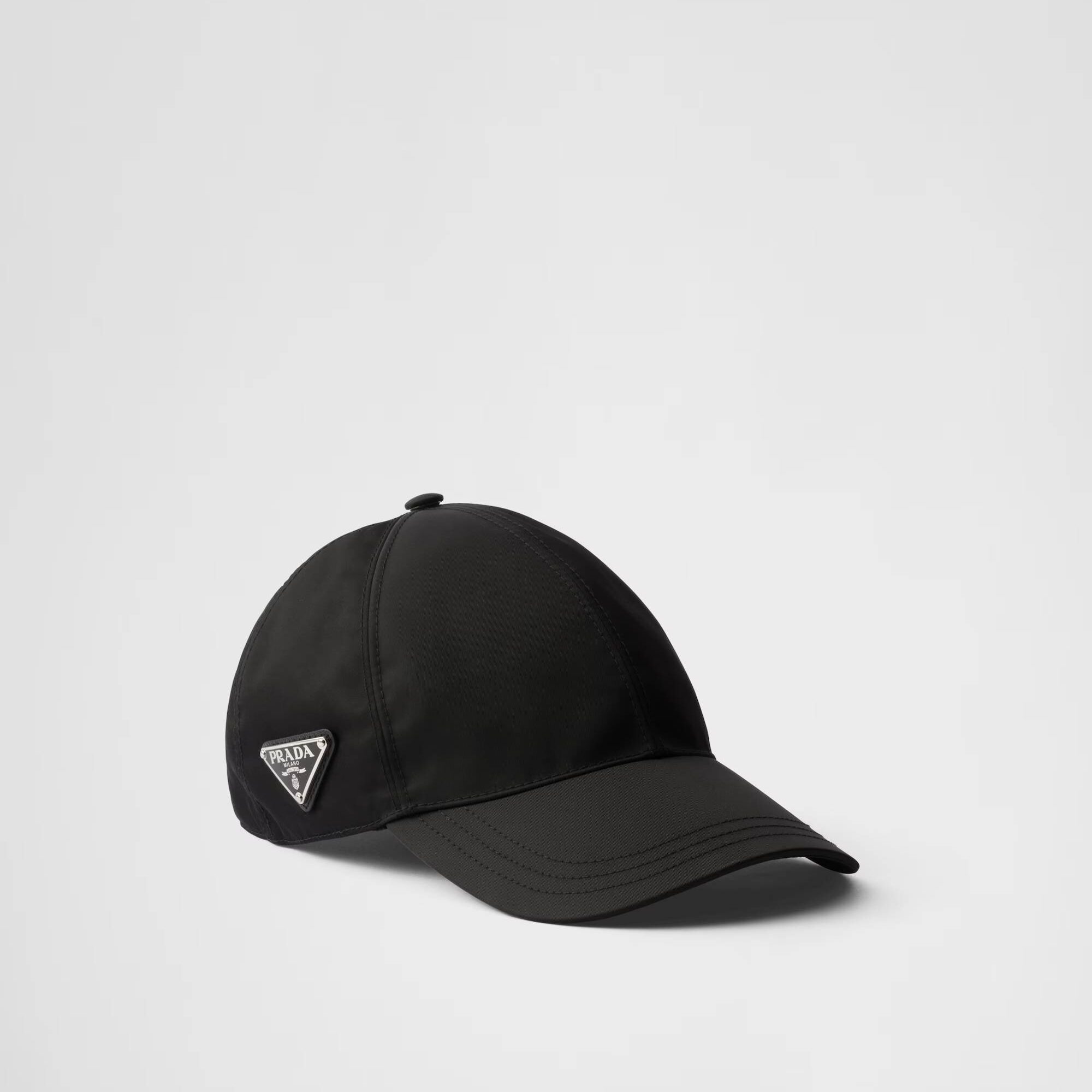 PRADA RE-NYLON BASEBALL CAP BLACK