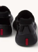 PRADA AMERICA'S CUP BLACK WITH PATENT LEATHER