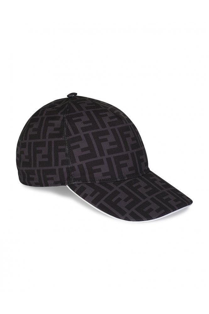 FENDI CAP BLACK & GREY