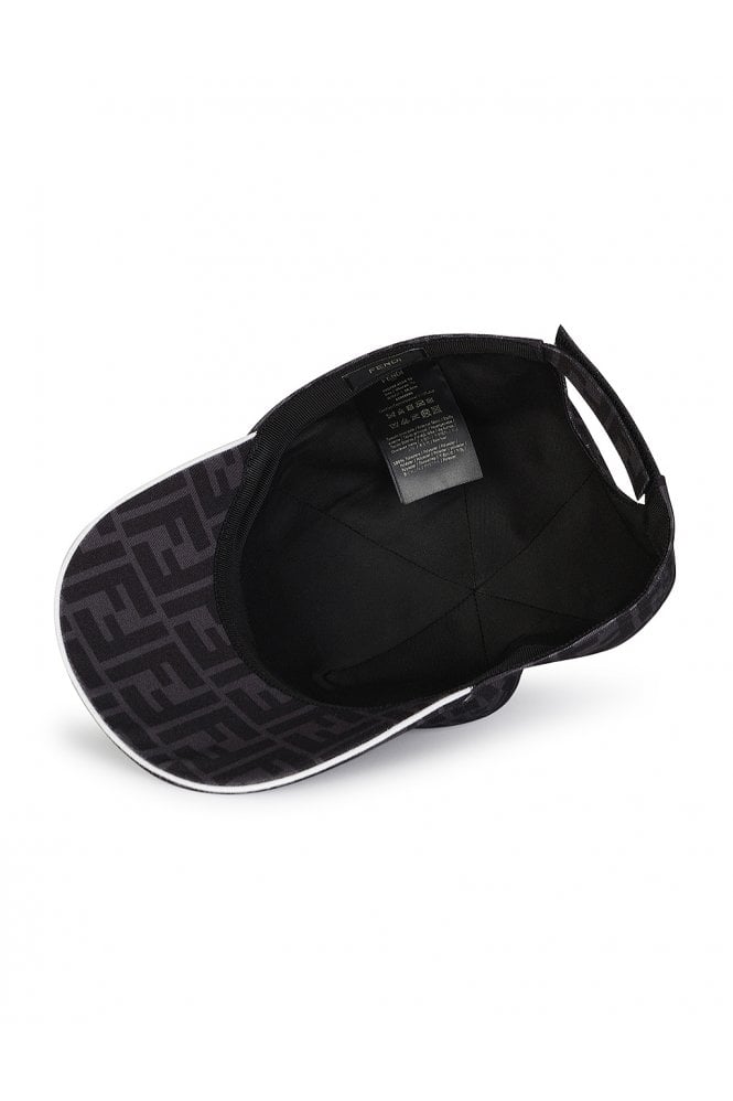 FENDI CAP BLACK & GREY
