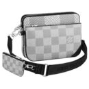 LV TRIO MESSENGER WHITE & GREY